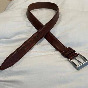 Allen Edmonds Calfskin Men's Brown Leather Belt